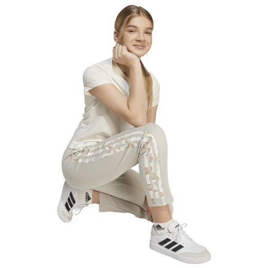 Adidas Παιδικό παντελόνι φόρμας Animal Print 3-Stripes French Terry Pants